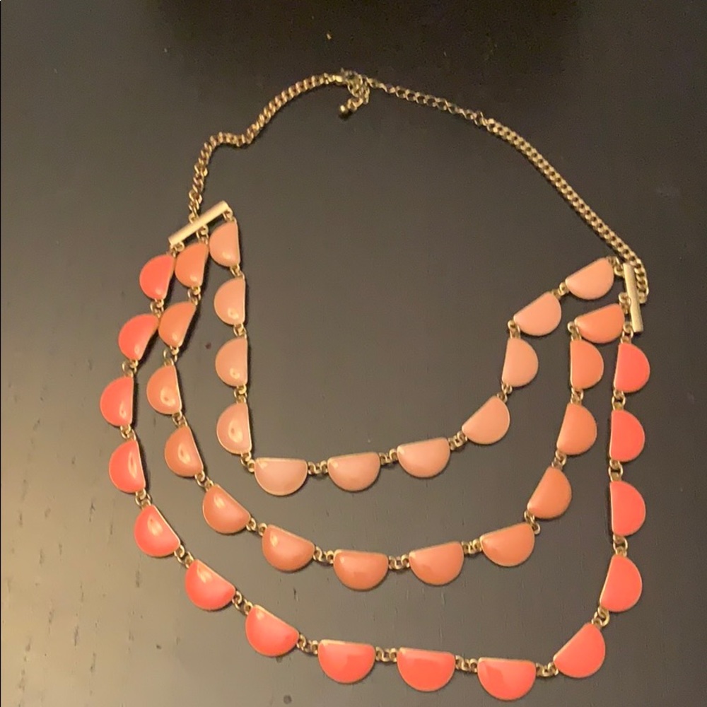 Ombré collar necklace